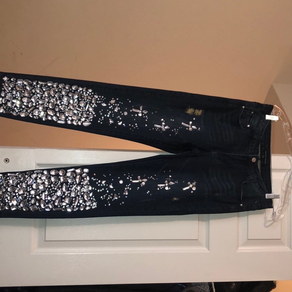 Boston Proper Denim - Bejeweled Boston proper jeans.